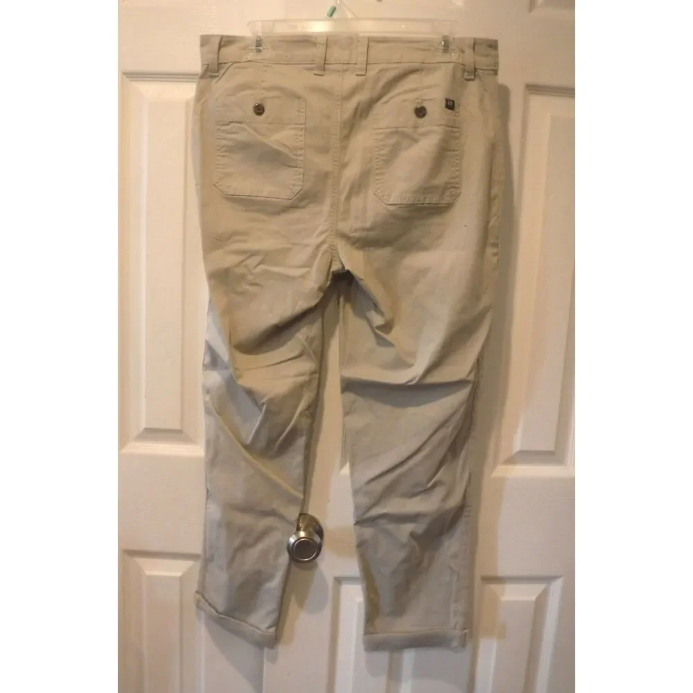 Gap Women's Pants Relaxed Girlfriend Khaki Size 8 NWOT - Picture 2 of 5